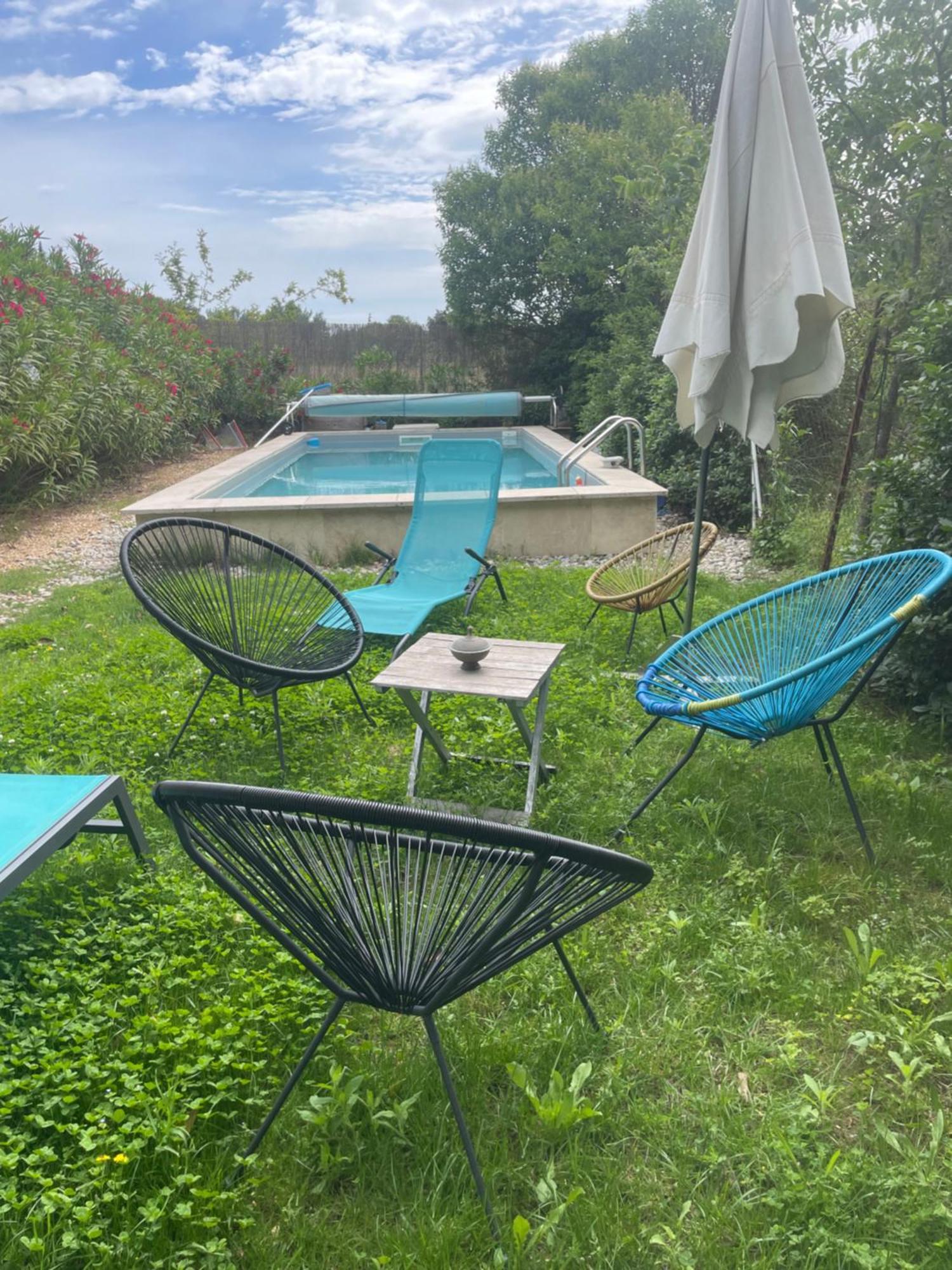 Studio Havre De Paix Au Pont Du Gard Piscine Et Jacuzzi Chez Valerie Payre ヴェール・ポン・デュ・ガル エクステリア 写真